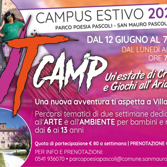 VT CAMP, Summer Campus a Villa Torlonia!